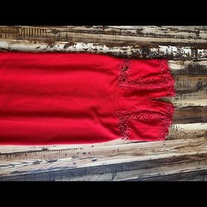 Gianni Bini red dress